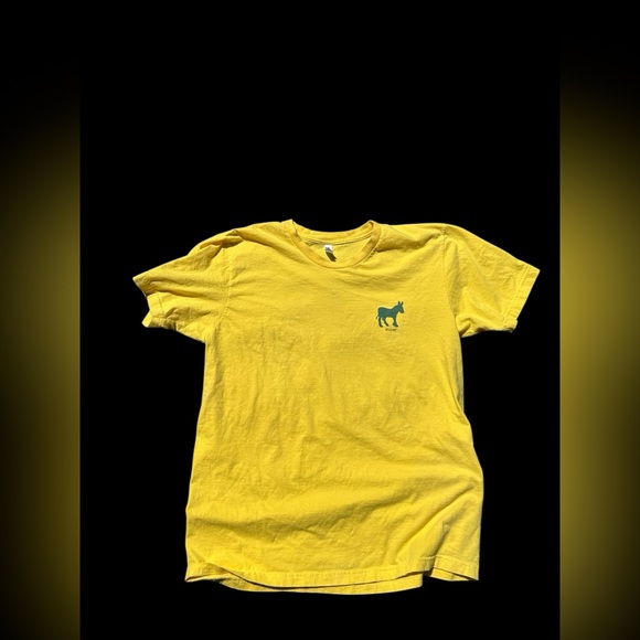 American Apparel Other - ✨Yellow and green Donkey Democratic Party cotton t-shirt✨